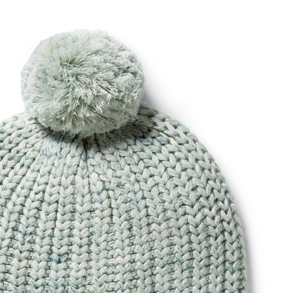 Wilson & Frenchy - Moss Speckle Organic Knitted Hat
