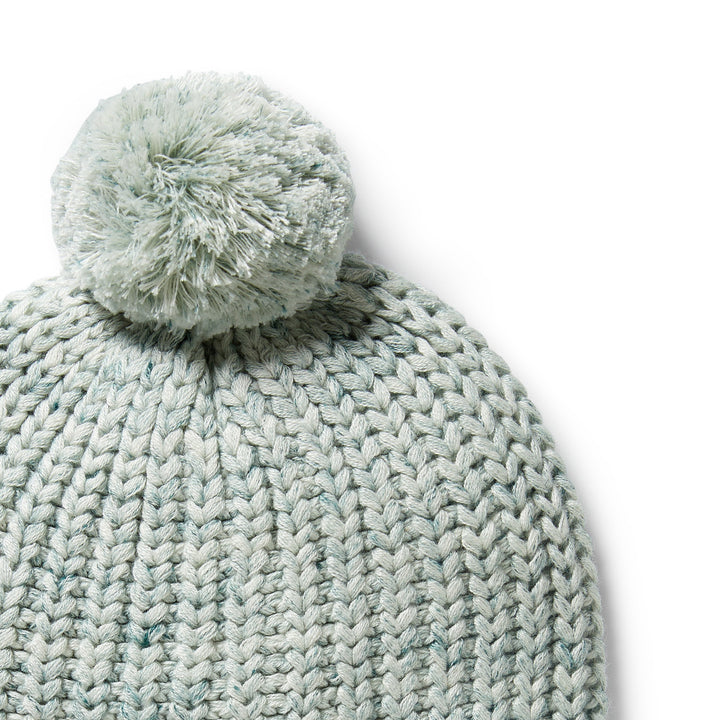 Wilson & Frenchy - Moss Speckle Organic Knitted Hat