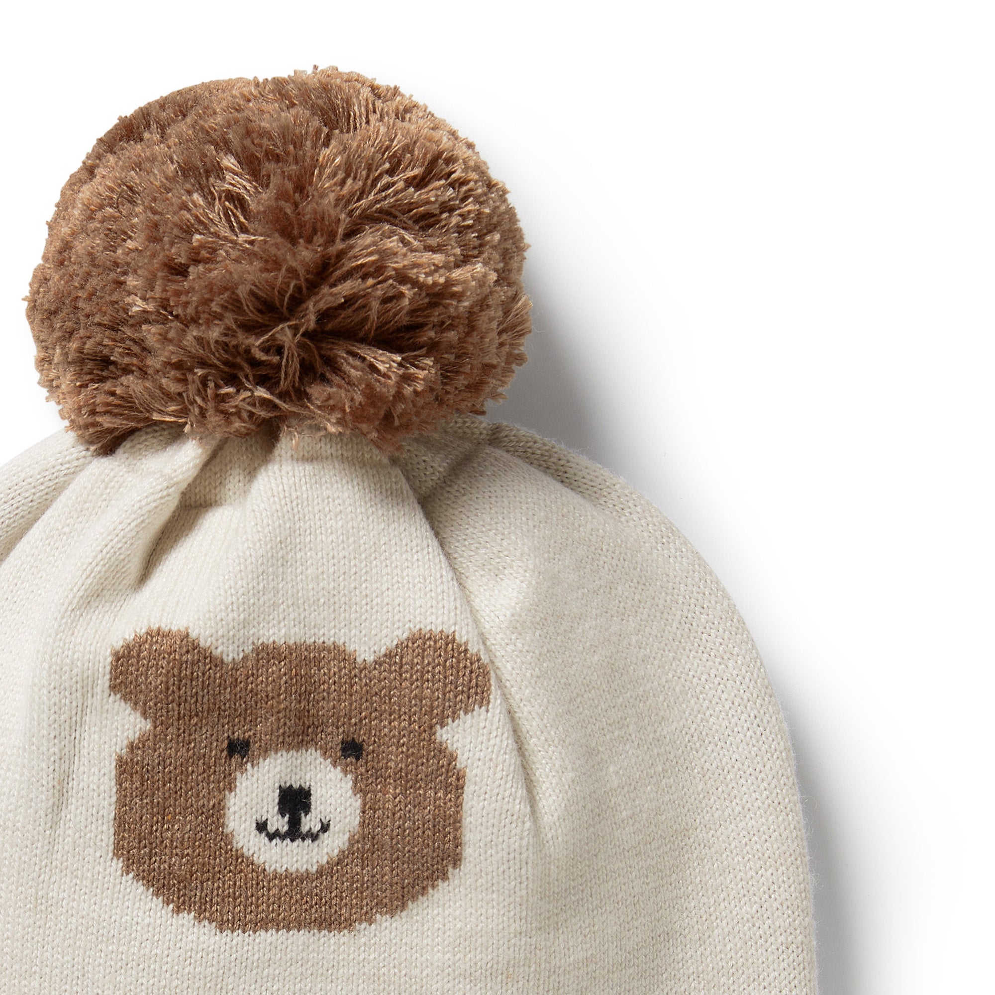 Wilson & Frenchy - Beary Cute Organic Knitted Jacquard Hat