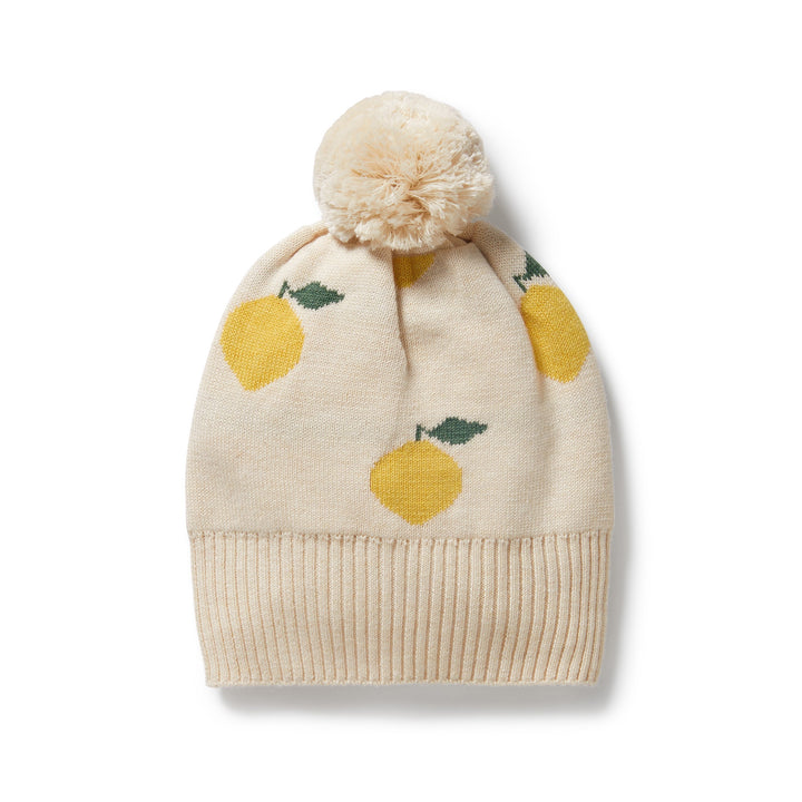 Wilson & Frenchy - Lemony Organic Knitted Jacquard Hat