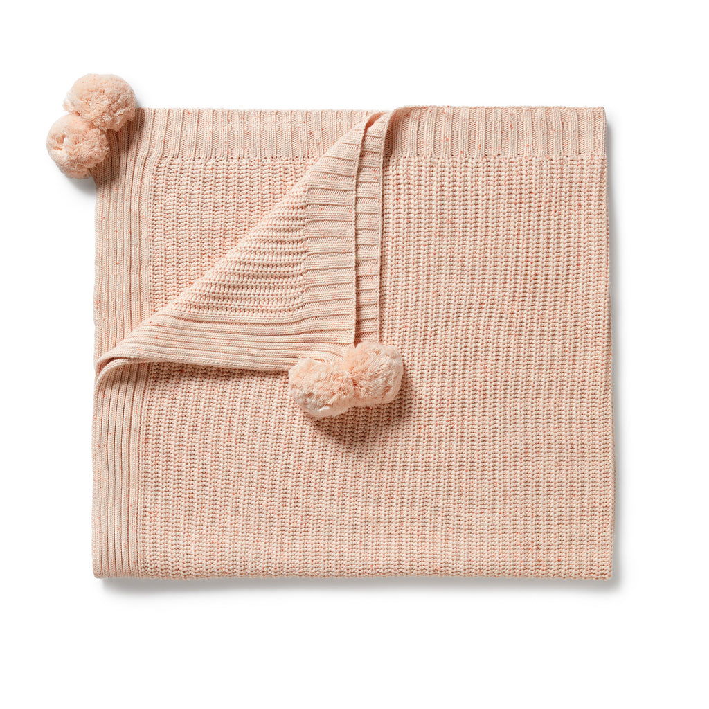 Wilson & Frenchy - Fairy Floss Organic Knitted Blanket