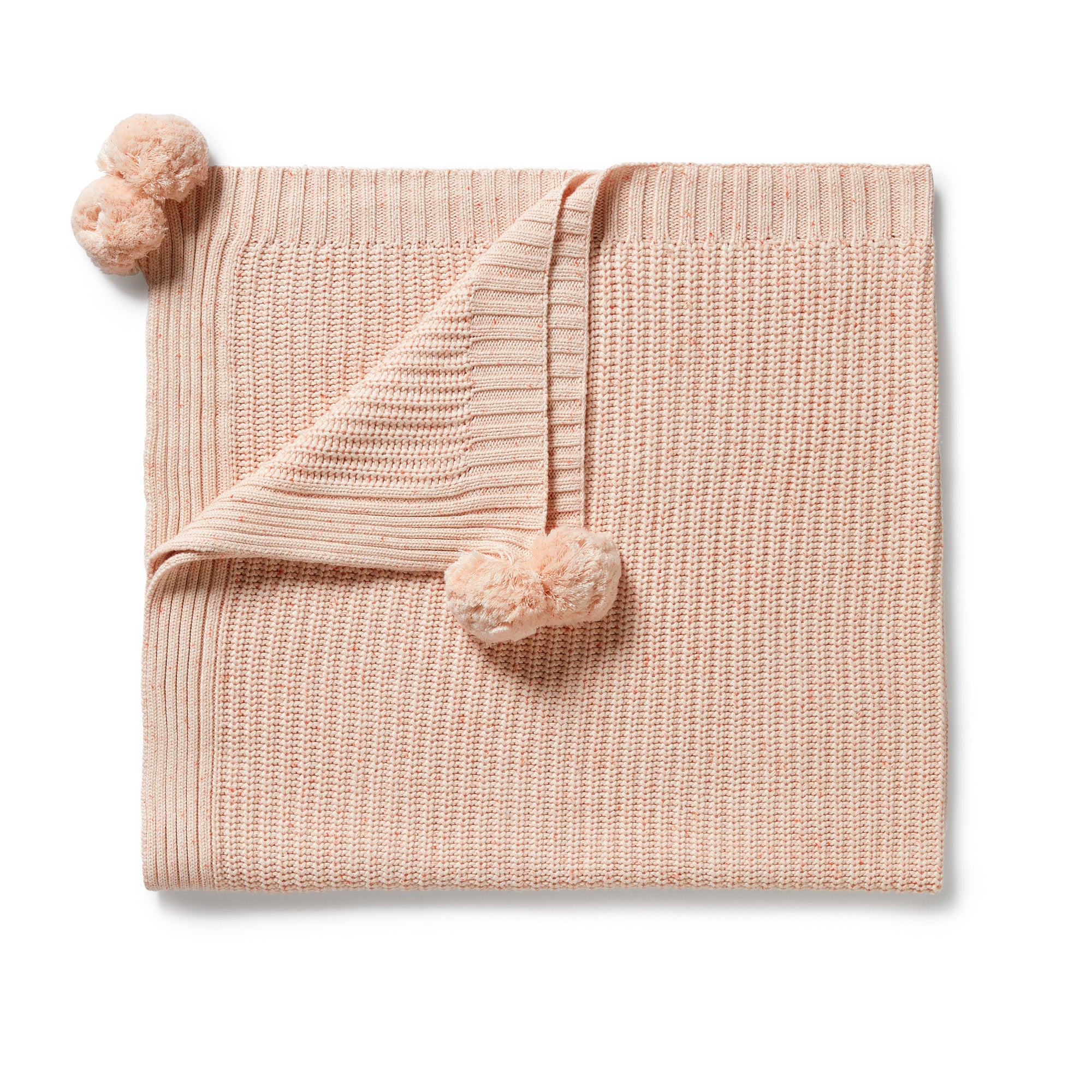 Wilson & Frenchy - Fairy Floss Organic Knitted Blanket