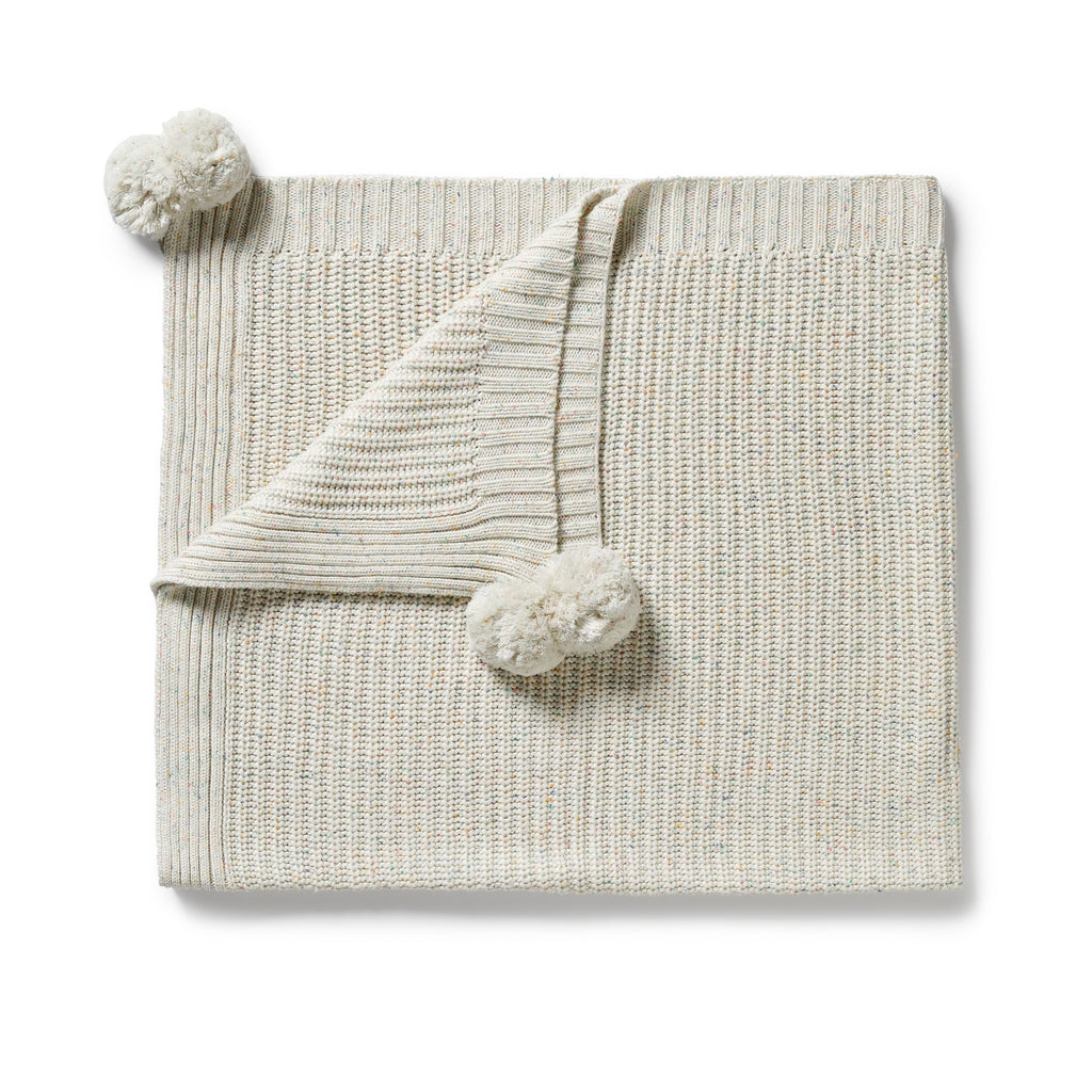 Wilson & Frenchy - Hundreds and Thousands Organic Knitted Blanket