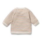 Wilson & Frenchy - Cinnamon Stripe Organic Knitted Kimono Cardigan