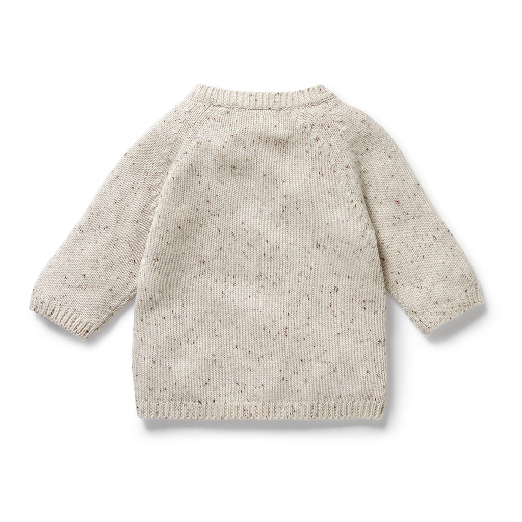 Wilson & Frenchy - Cookie and Cream Organic Knitted Kimono Cardigan