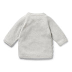Wilson & Frenchy - Grey Melange Organic Knitted Kimono Cardigan