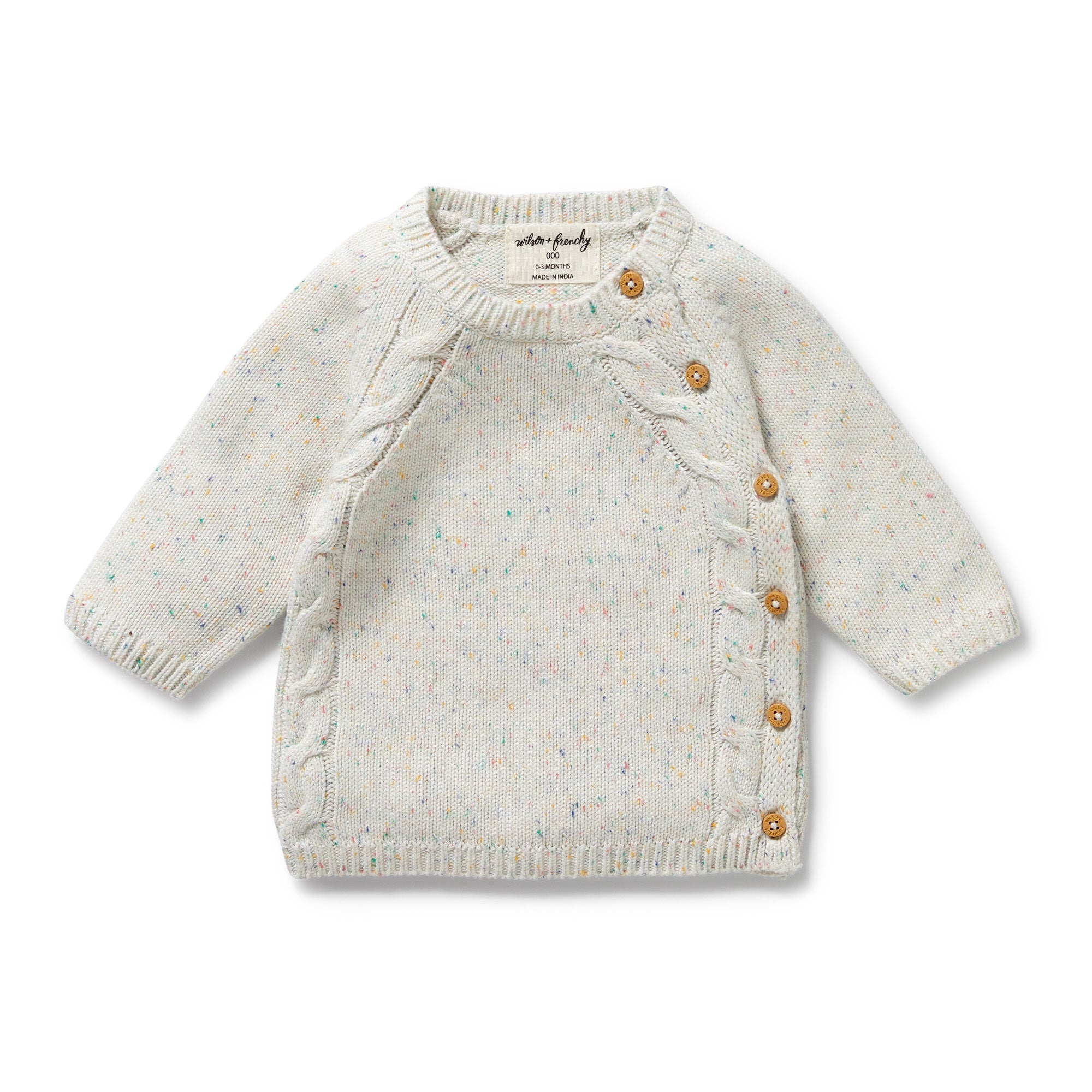 Wilson & Frenchy - Hundreds and Thousands Organic Knitted Kimono Cardigan