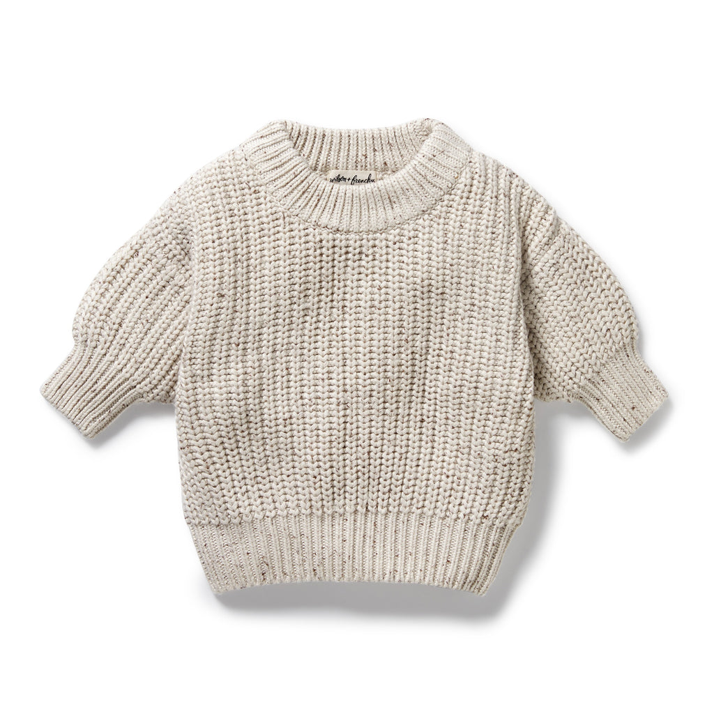 Wilson & Frenchy - Cookie and Cream Organic Knitted Jumper