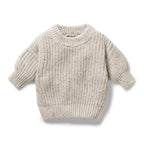 Cookie and Cream Organic Knitted Jumper