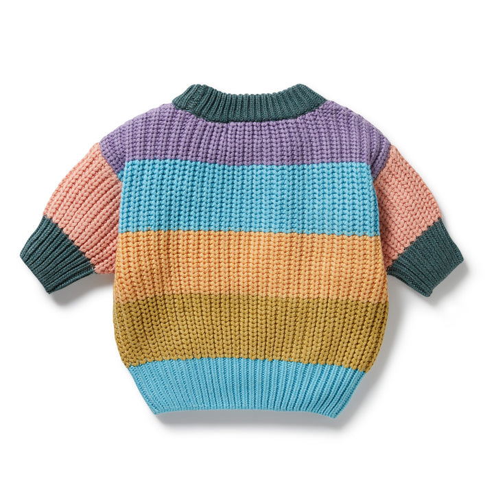 Wilson & Frenchy - Rainbow Organic Knitted Jumper