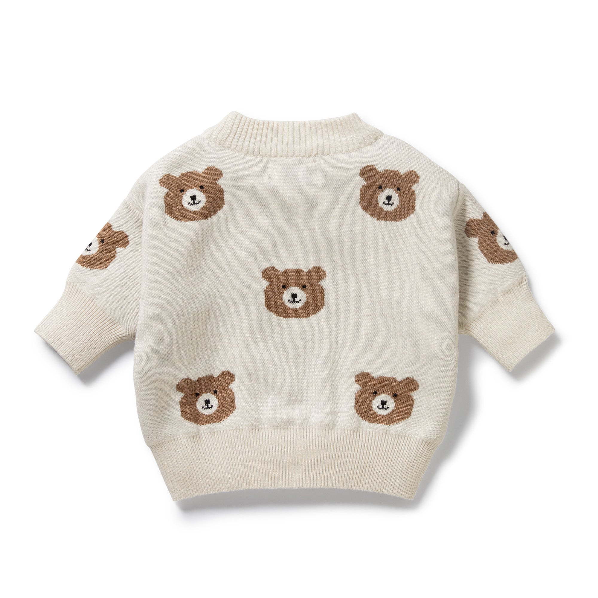 Wilson & Frenchy - Beary Cute Organic Knitted Jacquard Jumper