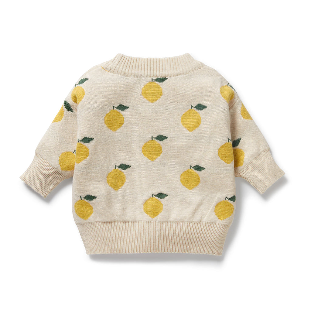 Wilson & Frenchy - Lemony Organic Knitted Jacquard Jumper