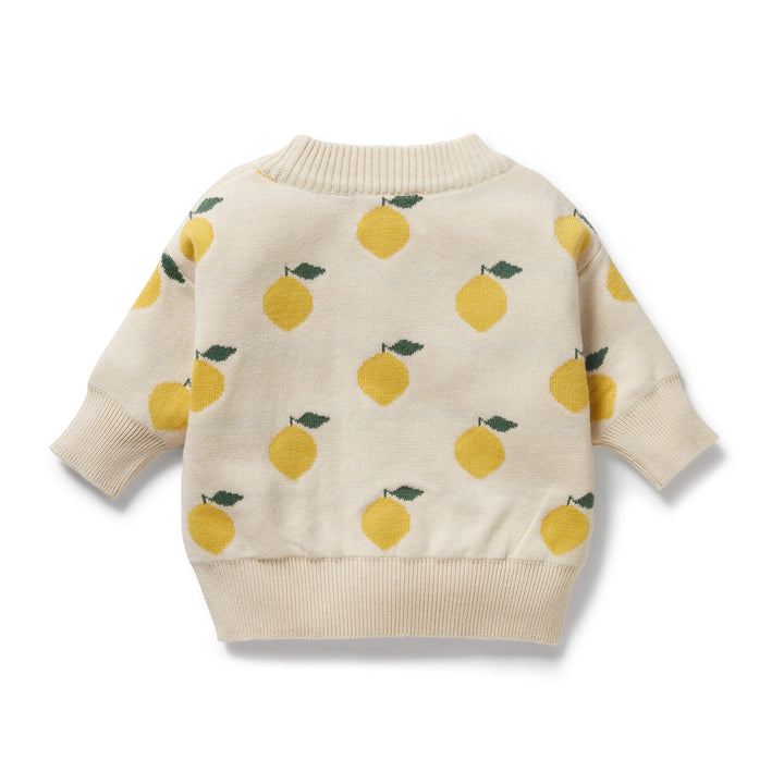 Wilson & Frenchy - Lemony Organic Knitted Jacquard Jumper
