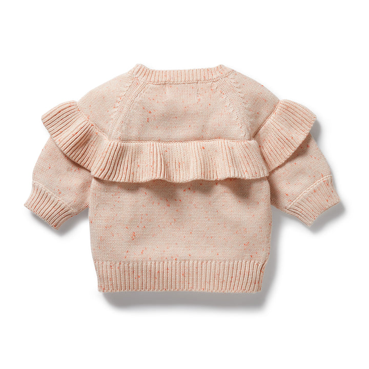 Wilson & Frenchy - Fairy Floss Organic Knitted Ruffle Jumper