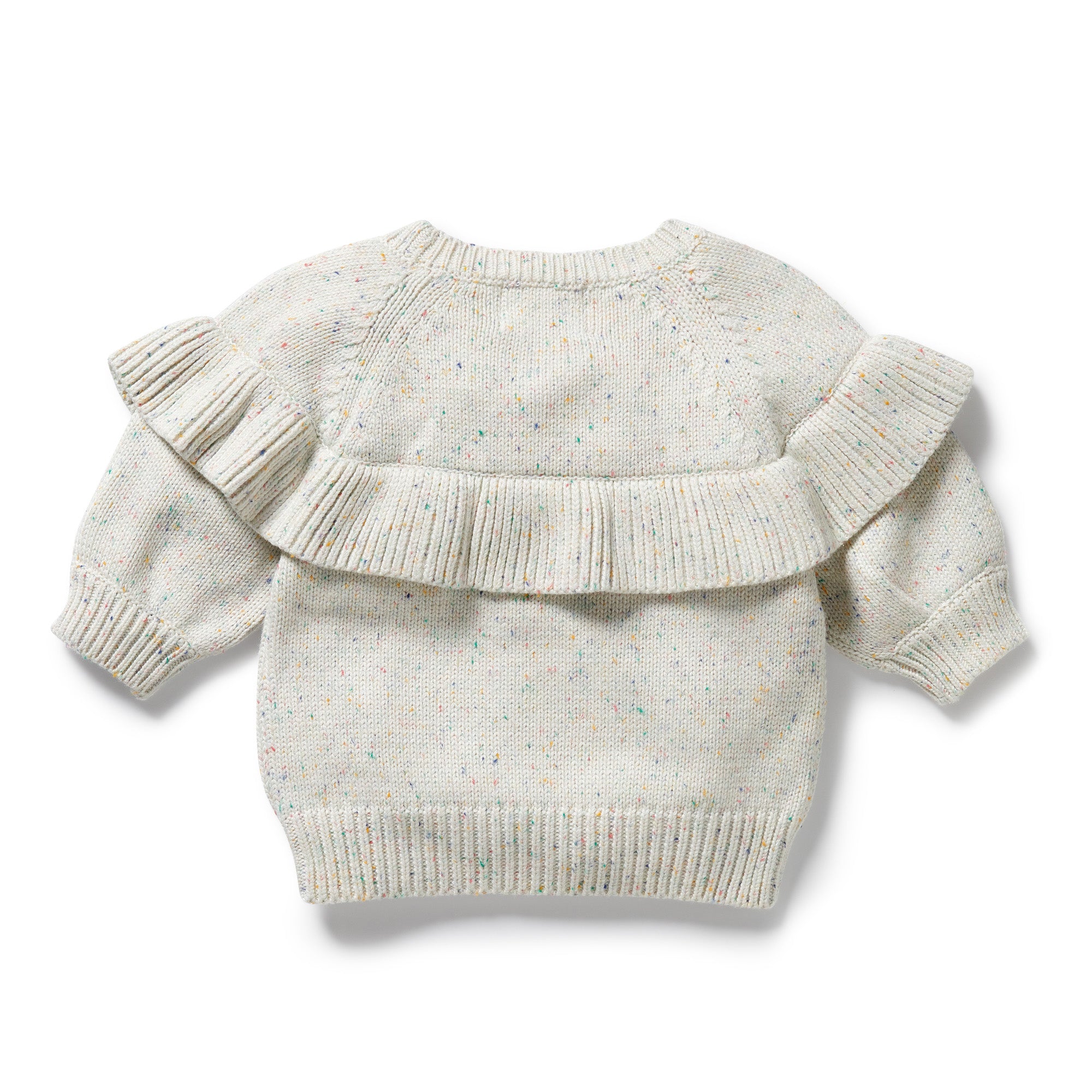 Wilson & Frenchy - Hundreds and Thousands Organic Knitted Ruffle Jumper