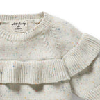 Wilson & Frenchy - Hundreds and Thousands Organic Knitted Ruffle Jumper