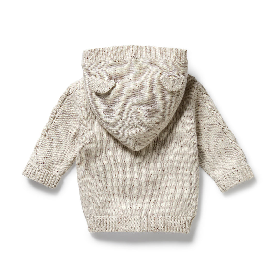 Wilson & Frenchy - Cookie and Cream Organic Knitted Cable Jacket