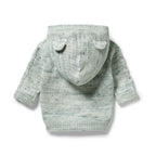Wilson & Frenchy - Moss Speckle Organic Knitted Cable Jacket