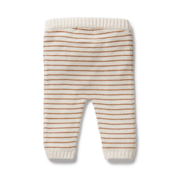 Wilson & Frenchy - Cinnamon Stripe Organic Knitted Legging