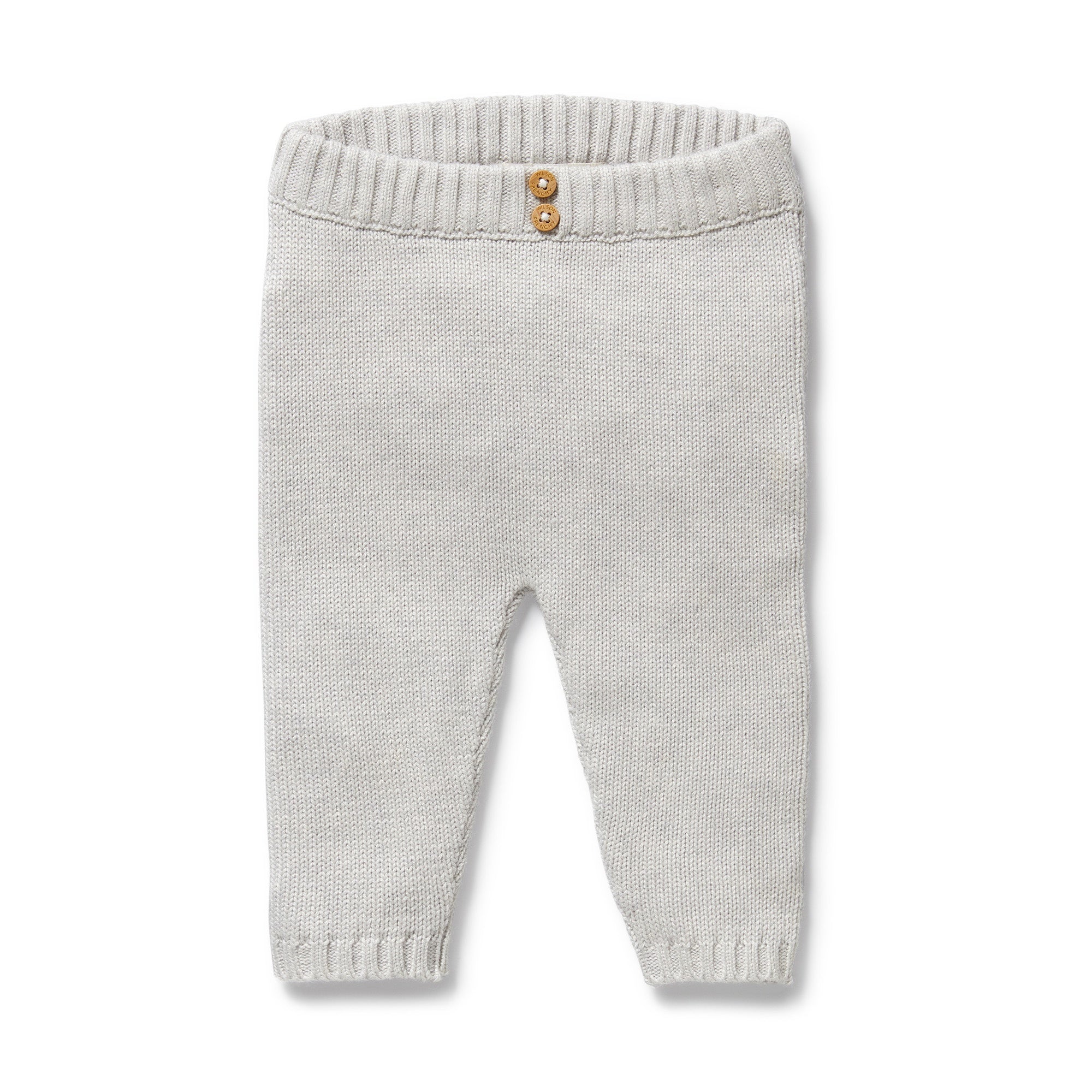 Wilson & Frenchy - Grey Melange Organic Knitted Legging