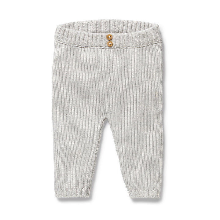 Wilson & Frenchy - Grey Melange Organic Knitted Legging