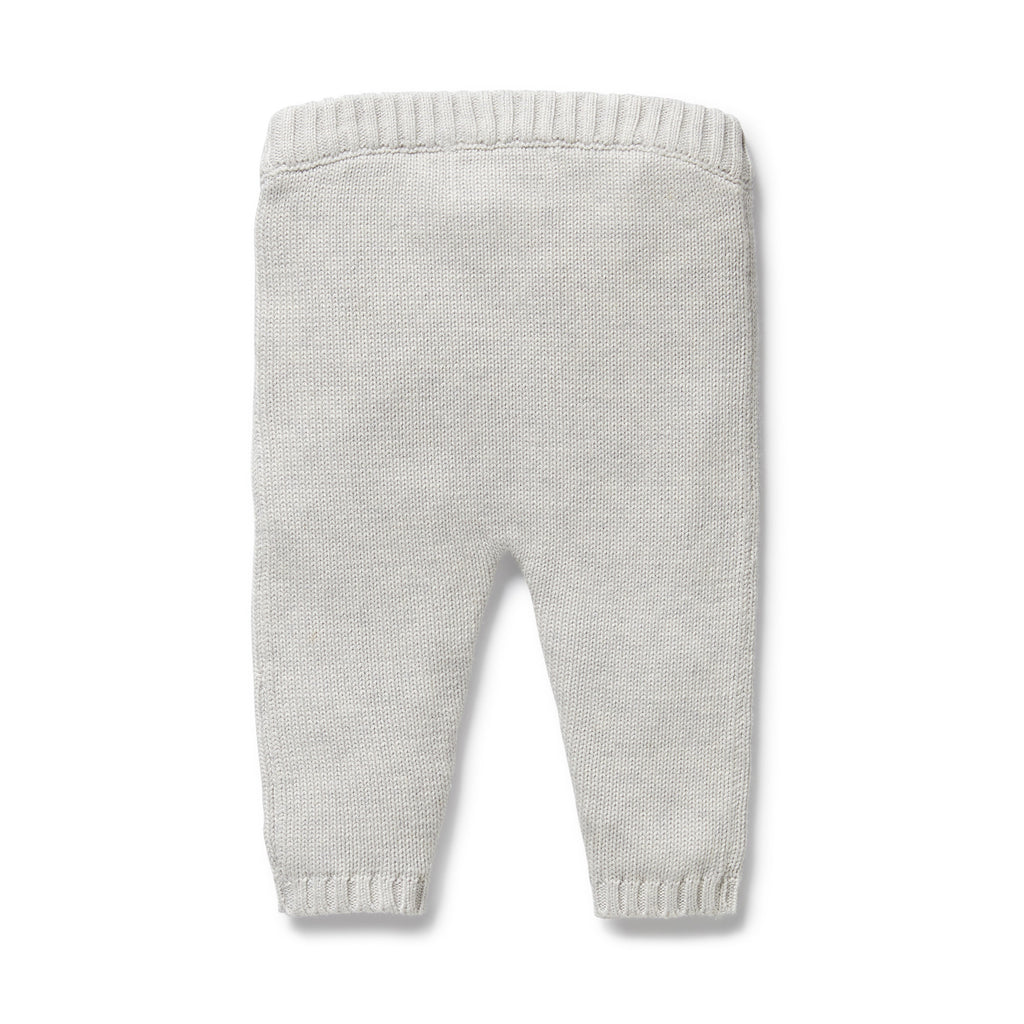 Wilson & Frenchy - Grey Melange Organic Knitted Legging