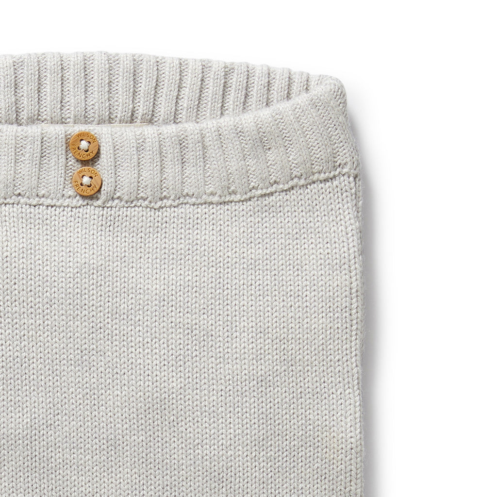 Wilson & Frenchy - Grey Melange Organic Knitted Legging