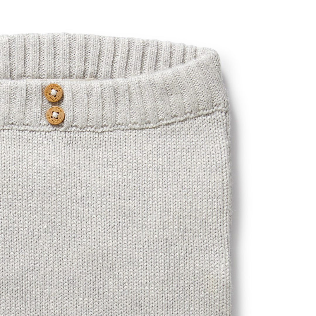 Wilson & Frenchy - Grey Melange Organic Knitted Legging