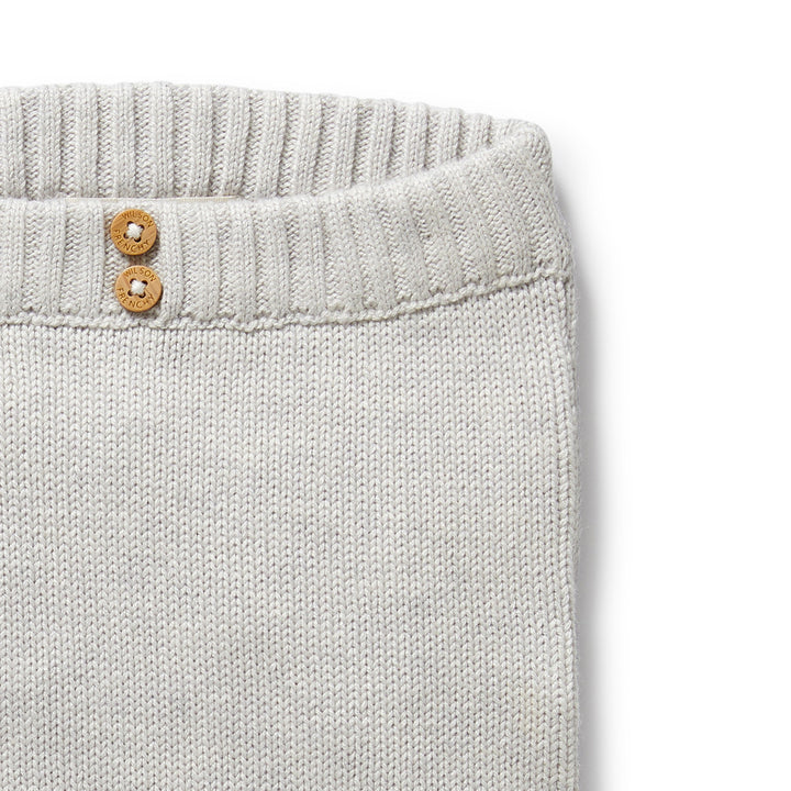 Wilson & Frenchy - Grey Melange Organic Knitted Legging