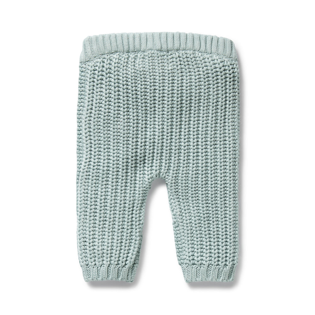 Wilson & Frenchy - Duck Egg Organic Knitted Legging