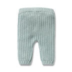 Wilson & Frenchy - Duck Egg Organic Knitted Legging