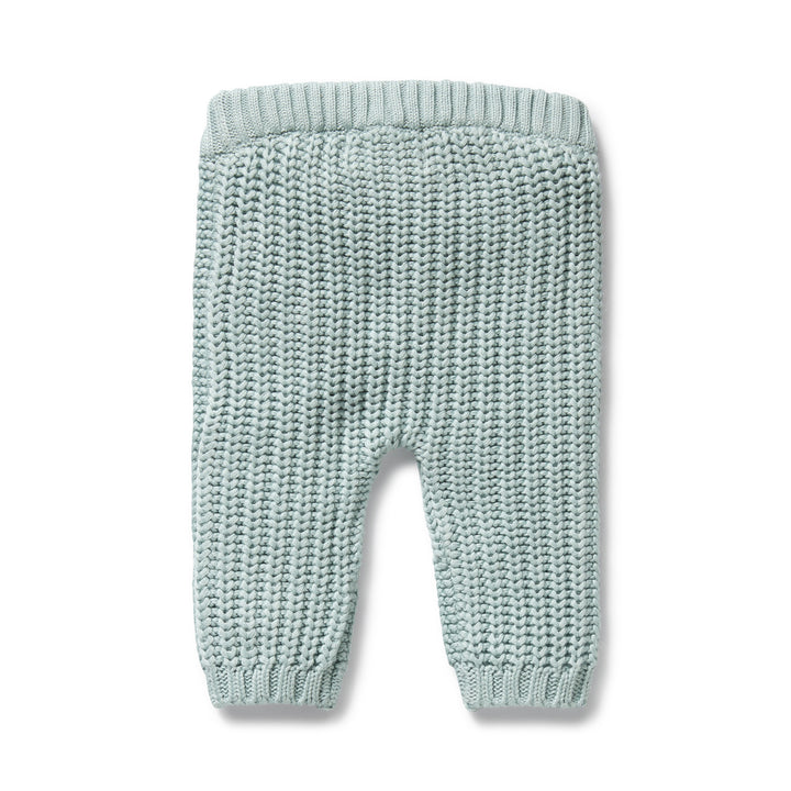Wilson & Frenchy - Duck Egg Organic Knitted Legging