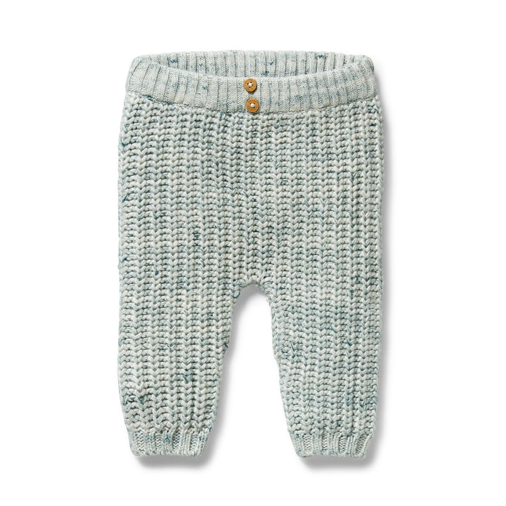 Wilson & Frenchy - Moss Speckle Organic Knitted Legging