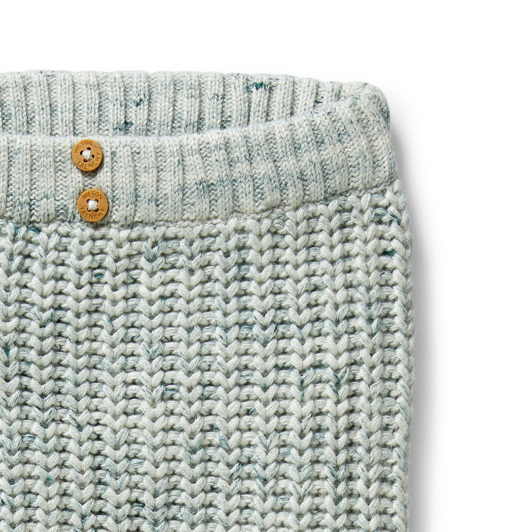 Wilson & Frenchy - Moss Speckle Organic Knitted Legging