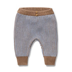 Wilson & Frenchy - Coco Blue Speckle Organic Knitted Legging