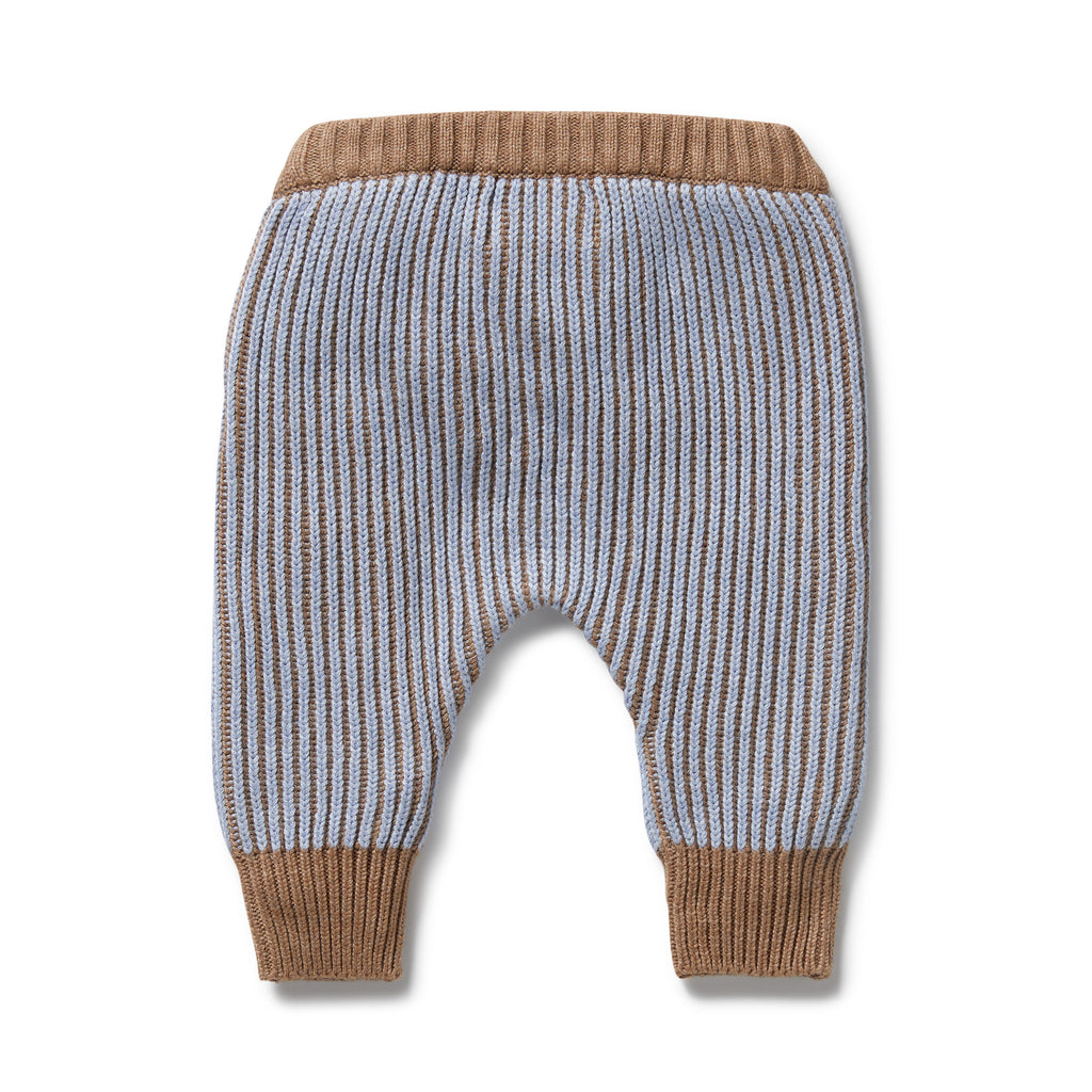 Wilson & Frenchy - Coco Blue Speckle Organic Knitted Legging