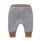 Wilson & Frenchy - Coco Blue Speckle Organic Knitted Legging