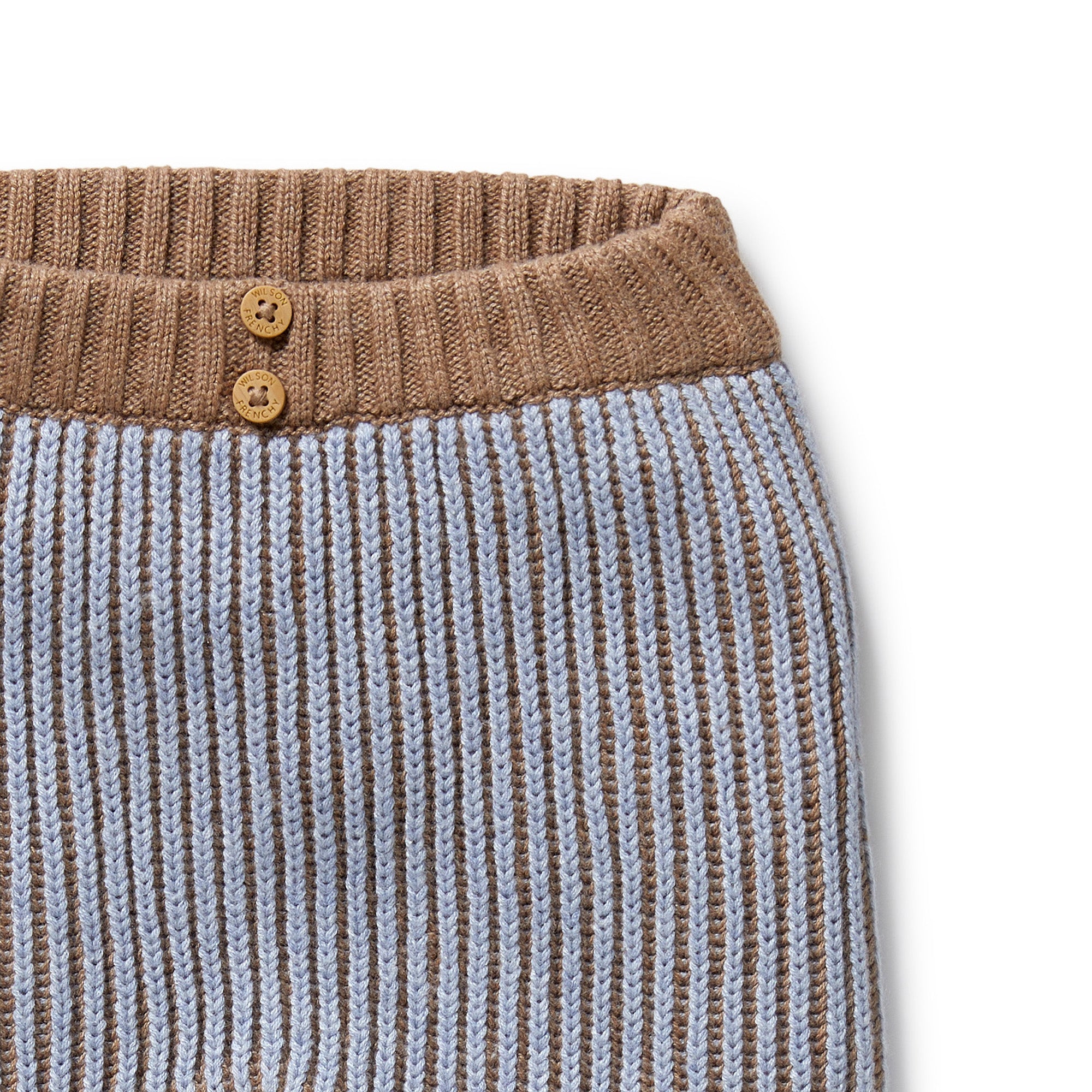 Wilson & Frenchy - Coco Blue Speckle Organic Knitted Legging