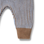 Wilson & Frenchy - Coco Blue Speckle Organic Knitted Legging