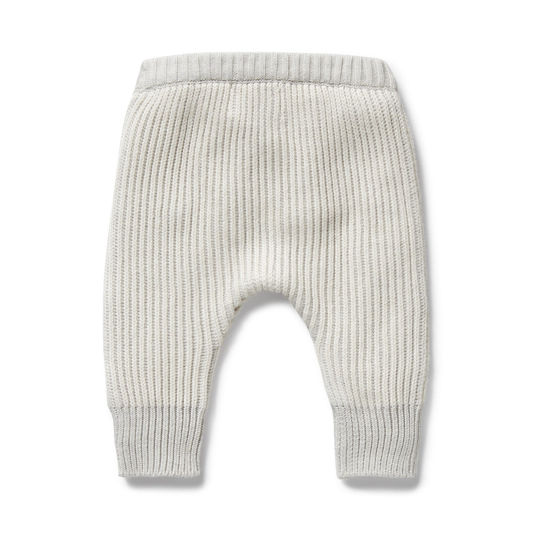 Wilson & Frenchy - Grey Melange and Oatmeal Organic Knitted Legging