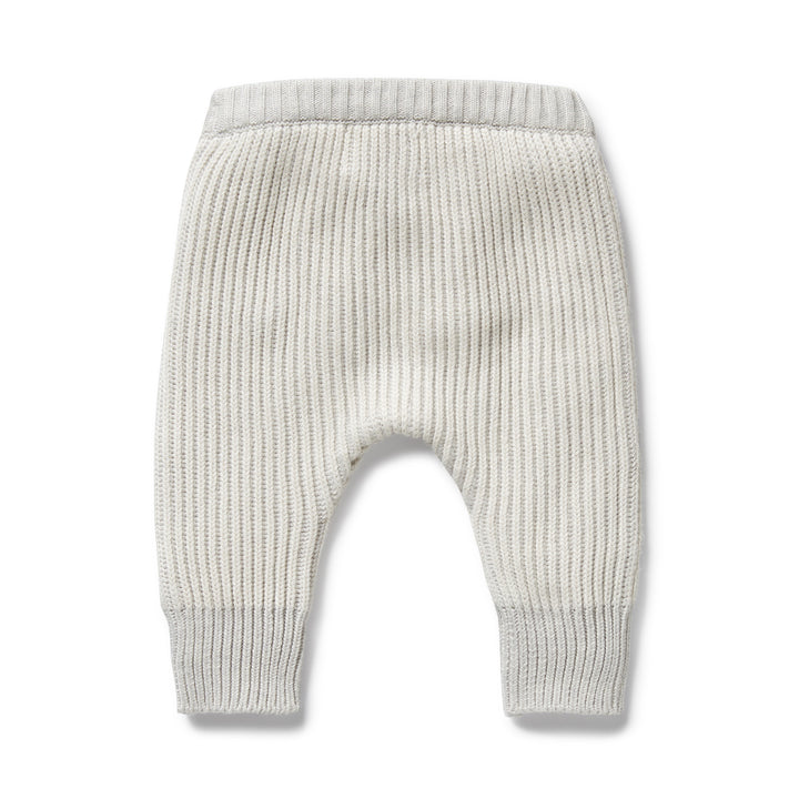 Wilson & Frenchy - Grey Melange and Oatmeal Organic Knitted Legging