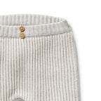 Wilson & Frenchy - Grey Melange and Oatmeal Organic Knitted Legging
