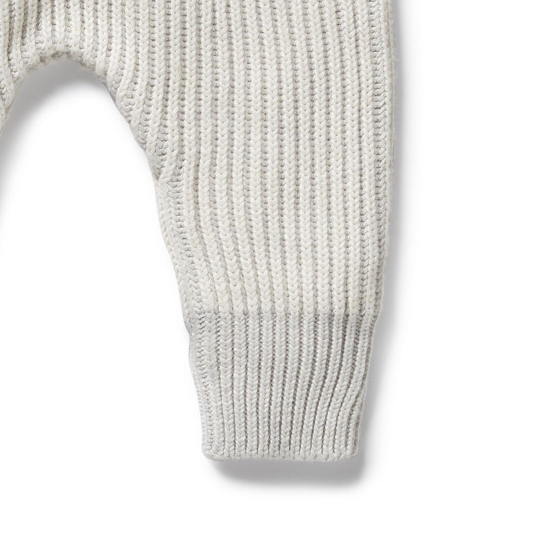 Wilson & Frenchy - Grey Melange and Oatmeal Organic Knitted Legging