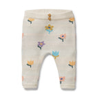 Wilson & Frenchy - Flower Pop Organic Knitted Jacquard Legging