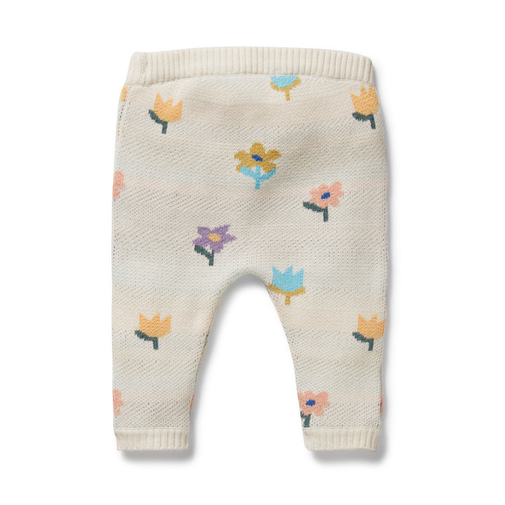 Wilson & Frenchy - Flower Pop Organic Knitted Jacquard Legging