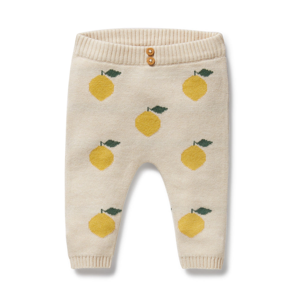 Wilson & Frenchy - Lemony Organic Knitted Jacquard Legging