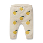 Lemony Organic Knitted Jacquard Legging