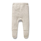 Wilson & Frenchy - Cookie and Cream Organic Knitted Legging with Feet