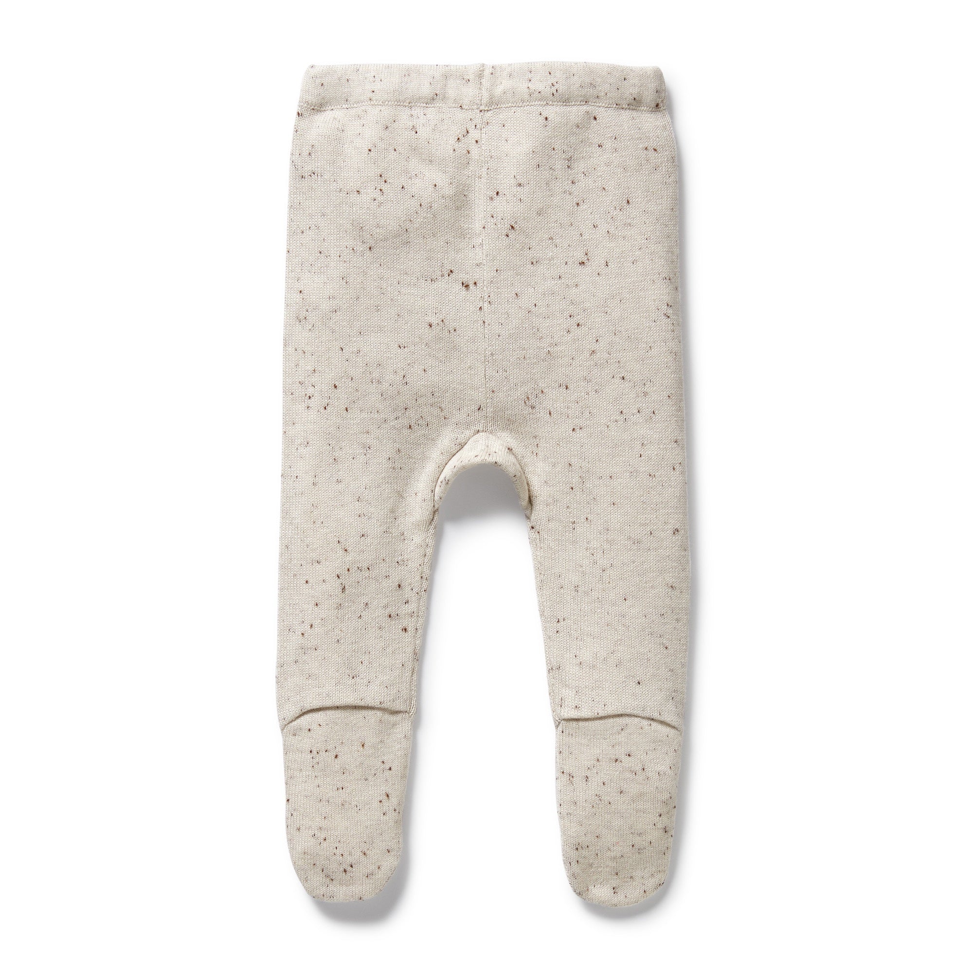Wilson & Frenchy - Cookie and Cream Organic Knitted Legging with Feet