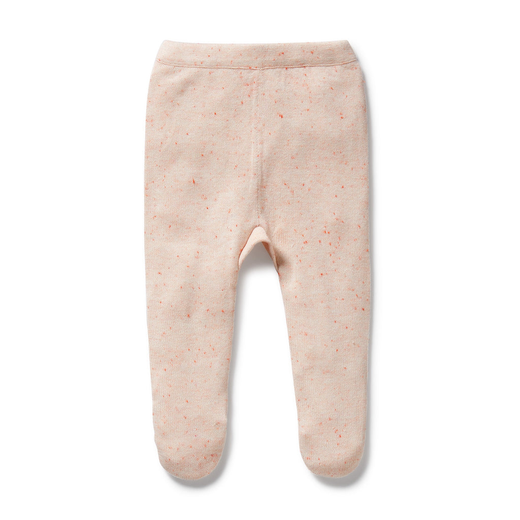 Wilson & Frenchy - Fairy Floss Organic Knitted Legging with Feet